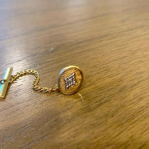 Diamond Chip Tie Tack